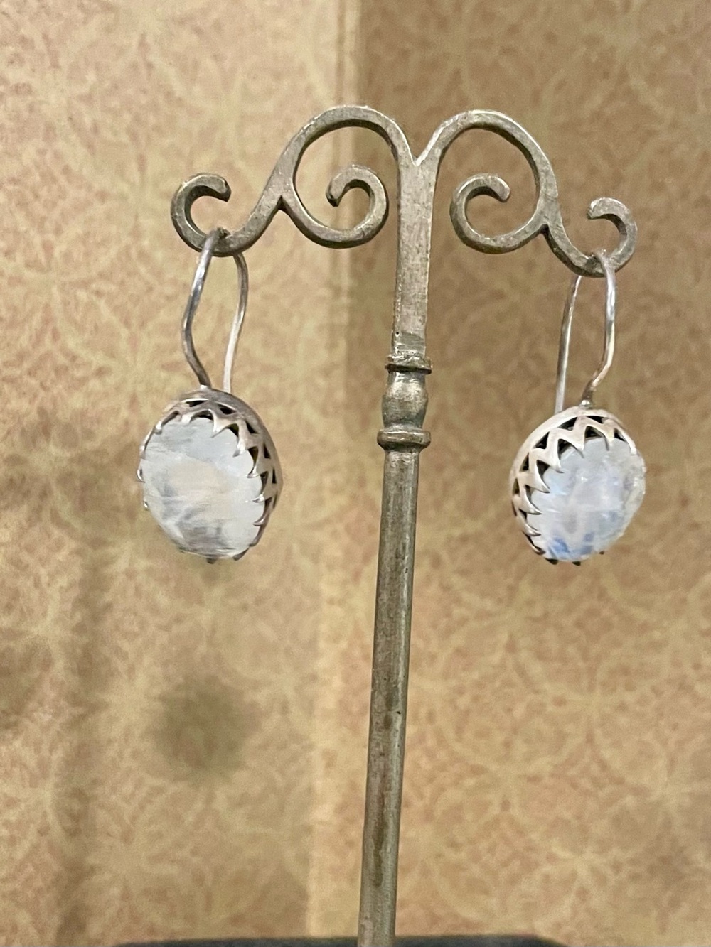 Rainbow Moonstone Earrings